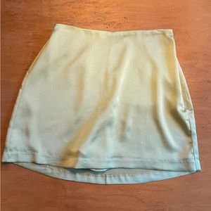Abercrombie & Fitch Light Green Mini Skirt